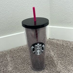 Starbucks 2019 Venti Halloween Glitter Spider Web Tumbler